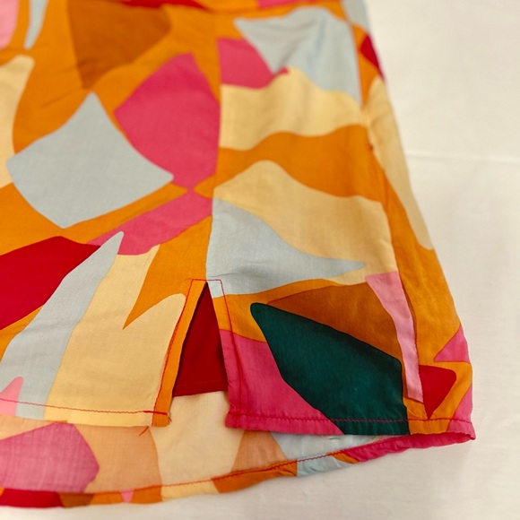 YLLW Colorful Geometric Mini Skirt - Picture 4 of 6